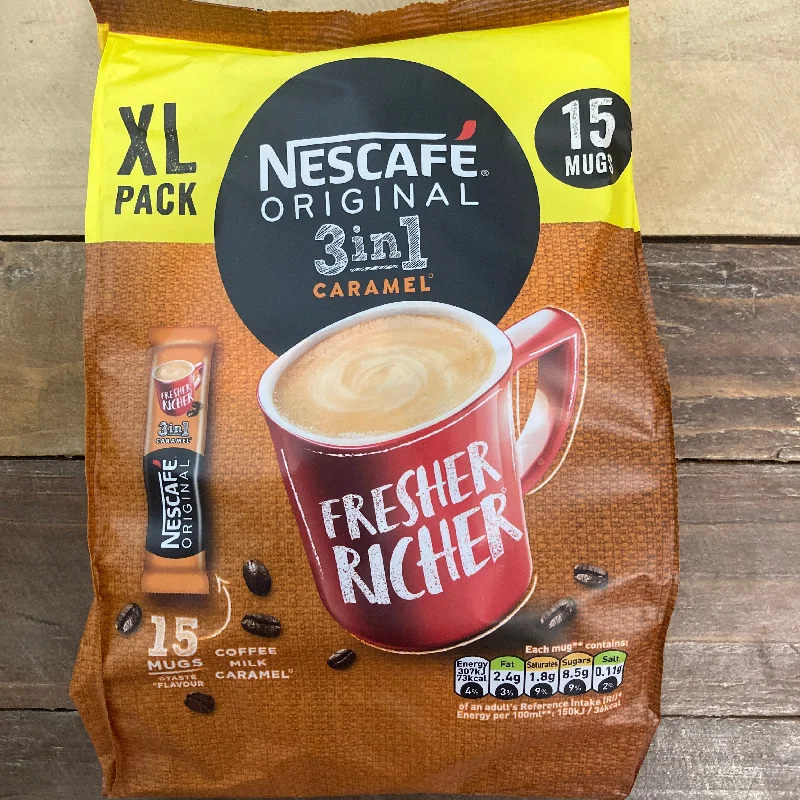 - Smart cat litter box with automatic cleaning15x Nescafe Original 3 In 1 Caramel Coffee Sachets (15 Sachet Pack)