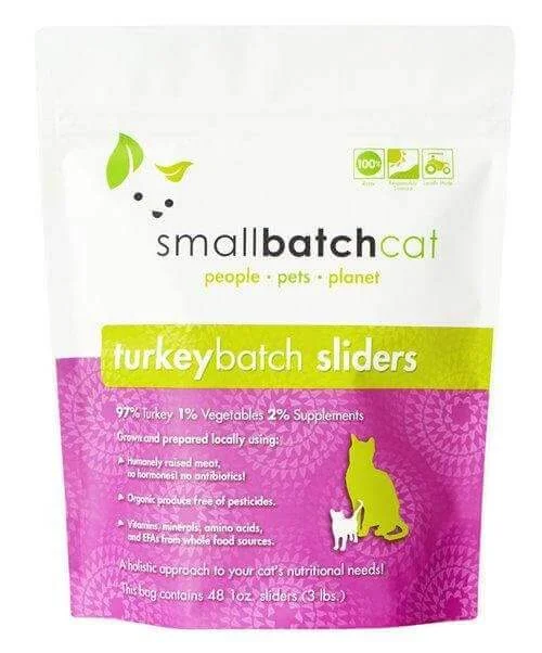    - Cat food nutritional analysis  Smallbatch Cat Frozen Turkey 3lb