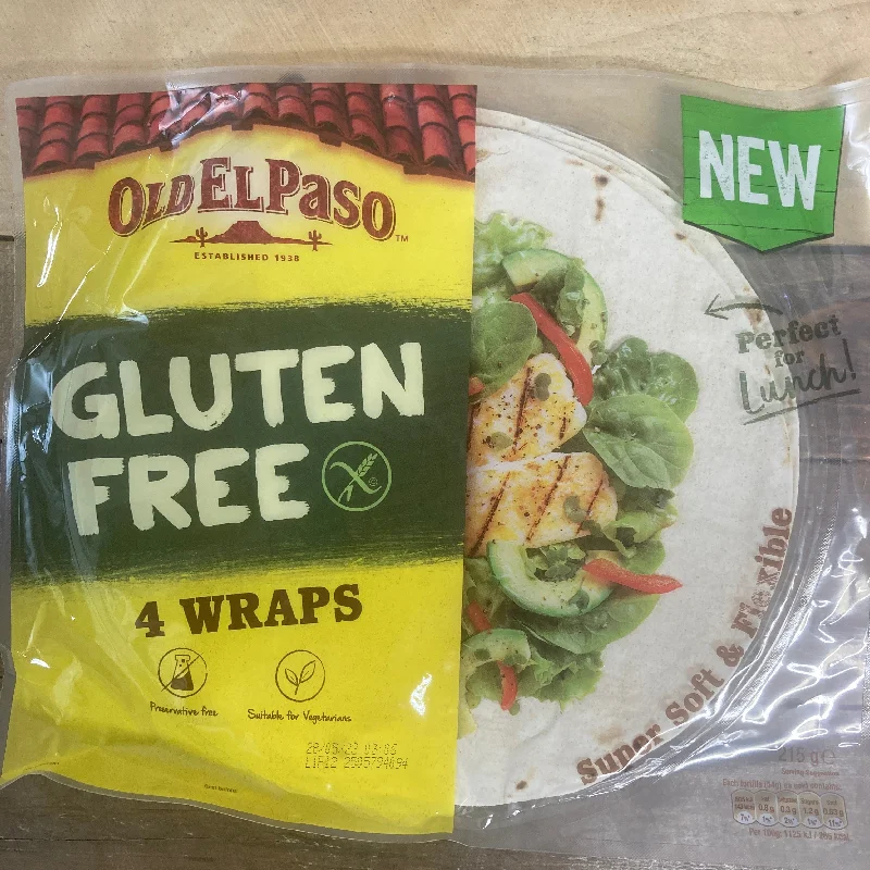 - Dog anti-slip mat8x Old El Paso Gluten Free Large Original Wraps (2 Packs of 4 Wraps) - Dog anti-slip mat8x Old El Paso Gluten Free Large Original Wraps (2 Packs of 4 Wraps)