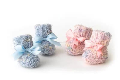- Pet tear stain cleaning wipes2 Needle Baby Booties Pattern (Knit)