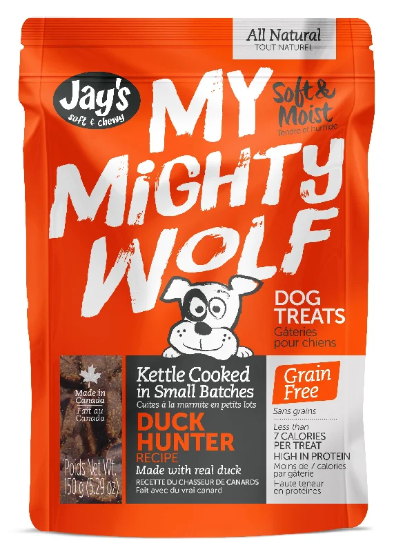 - Hypoallergenic dog foodJay's  My Mighty Wolf Dog Treats - Duck Hunter Recipe