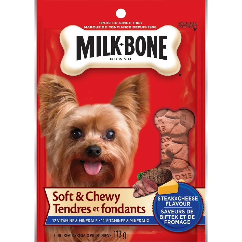 - Dog food improves immunityMilkbone Soft and Chewy Steak & Cheese 113g