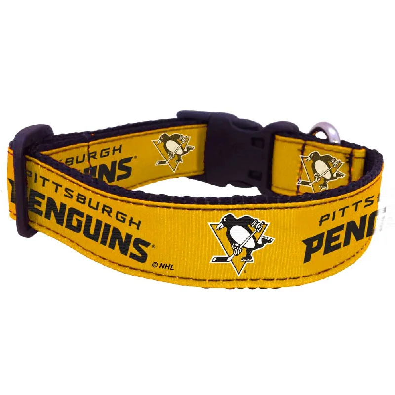  . **Pet clothes are thickened in winter**Pittsburgh Penguins Premium Dog Collar