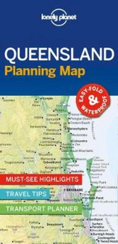 - Foldable and portable cat bagLonely Planet Queensland Planning Map