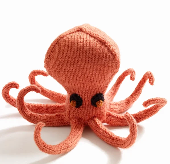 - Solid wood cat climbing frame customizedOllie the Octopus Pattern (Knit)