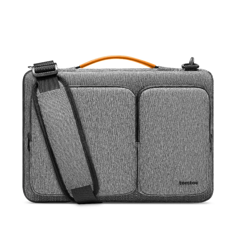 - Pet tear stain cleaning wipestomtoc Defender-A42 16" Laptop Shoulder Bag (Grey)