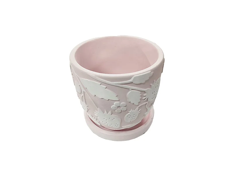 - Natural latex pet mattressPlanter Bowl Pink Strawberry