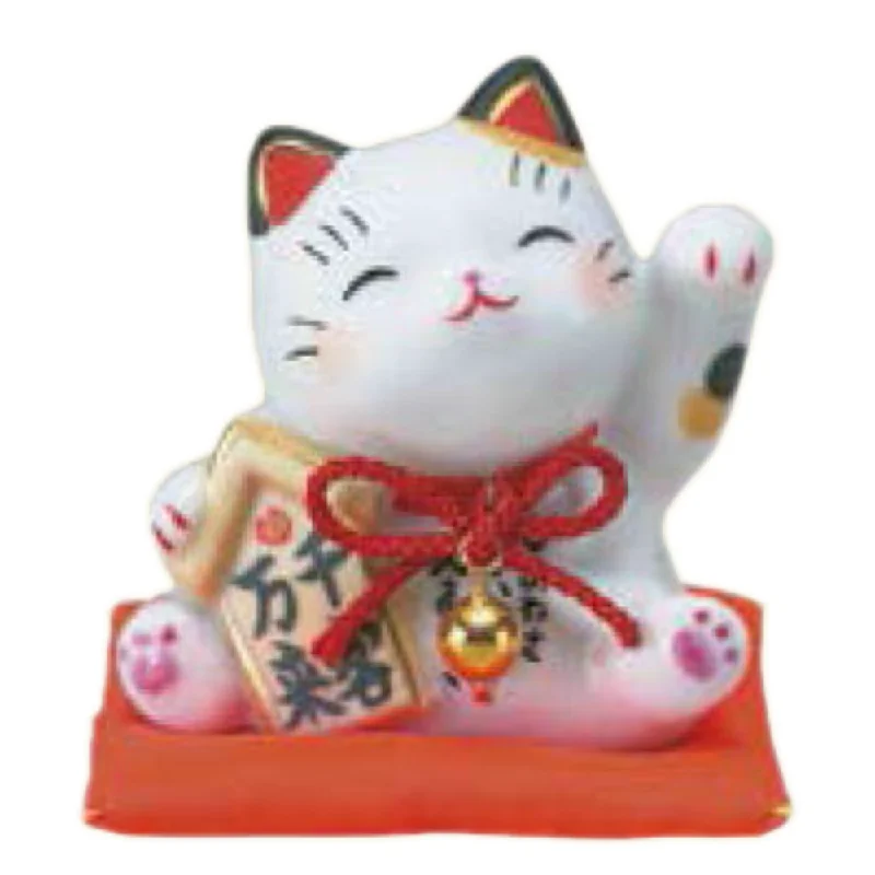  -Anti-scratch sofa protective coverL Invites People Beckoning Cat Porcelain Ornament