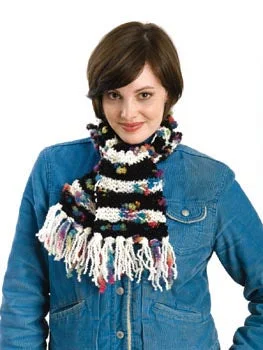 - Winter dog thick down jacketBi Color Scarf Pattern (Knit)