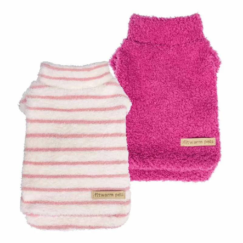 - Foldable and portable cat bag2 Pack Striped Dog Fleece Sweater