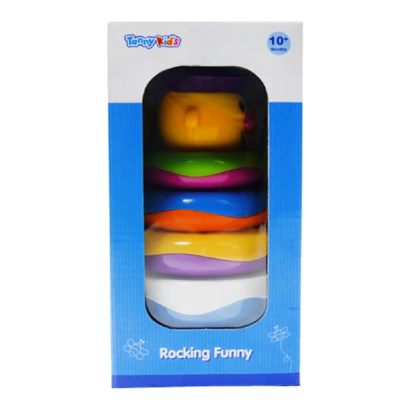 ---TY9063 TANNY KIDS ROCKING FUNNY RINGS STACKING  ID