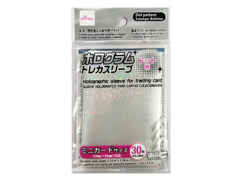 - Dog disposable foam shower gelHolographic Sleeve for Mini Size Trading Card Dots