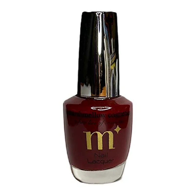 ---MARSHMALLOW NAIL LACQUER WINE RED 15ML