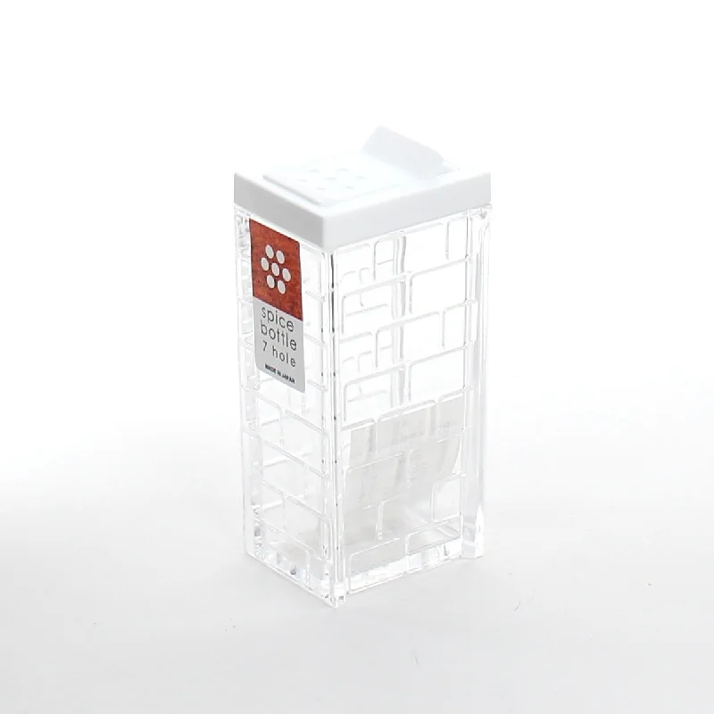 - Smart cat litter box with automatic cleaning7-Hole Clear Spice Container (63mL)