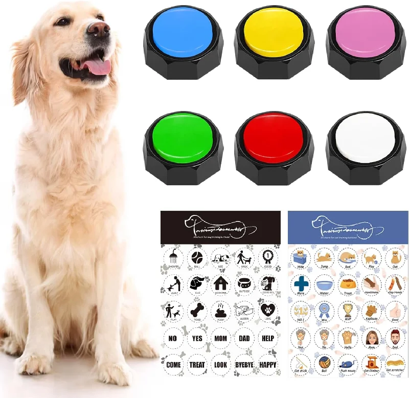- Pet vitamin complex nutrition tabletsSet of 4 Dog Buttons, Dog Buttons for Communication, Dog Speaking Buttons, Recordable Buttons, Dog Touch Buttons, 25 Training Stickers, Teach Your Dog to Talk! - Pet vitamin complex nutrition tabletsSet of 4 Dog Buttons, Dog Buttons for Communication, Dog Speaking Buttons, Recordable Buttons, Dog Touch Buttons, 25 Training Stickers, Teach Your Dog to Talk!