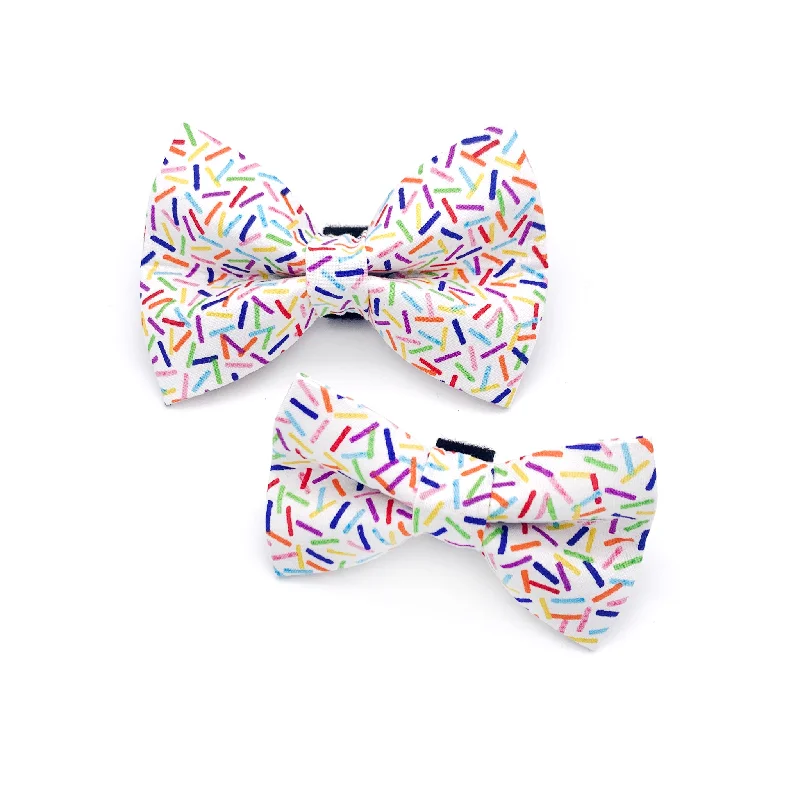 - Pet monitor with cameraSprinkles Dog Bow Tie (White)