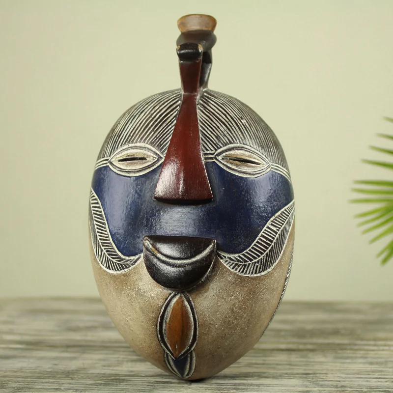 - Hamster silent running wheel to prevent chewingSongye Kifwebe Handmade Congolese Wood Wall Mask with Bird Accent