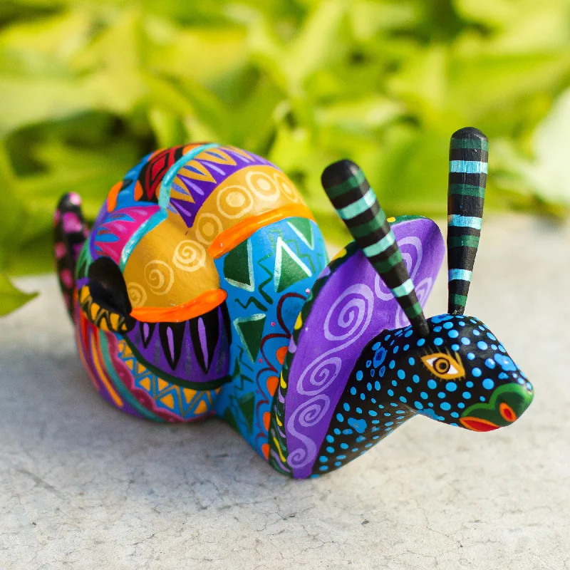- Degradable pet feces bagRainbow Snail Multicolored Wood Snail Alebrije Figurine from Mexico - Degradable pet feces bagRainbow Snail Multicolored Wood Snail Alebrije Figurine from Mexico