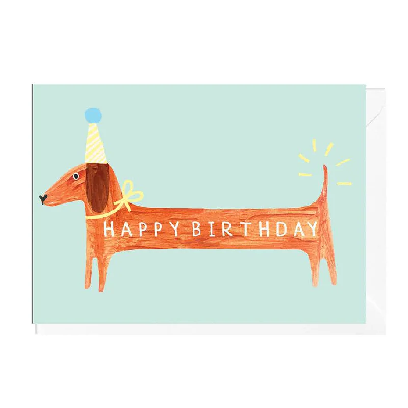- Dog heart rate monitoring collarHappy Birthday Sausage Dog Card