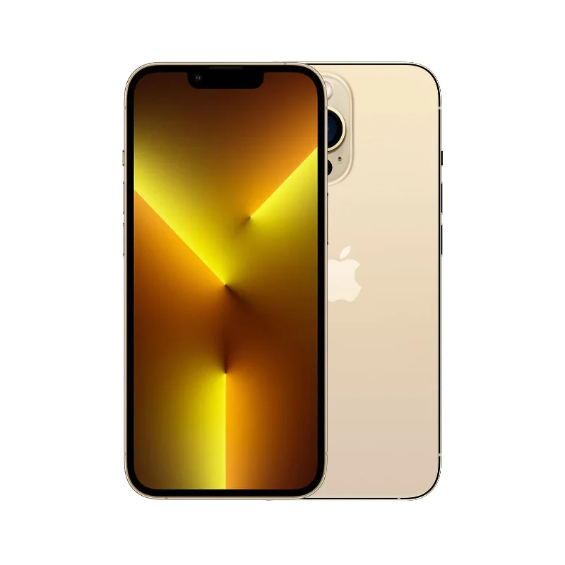 - Air box TSA certified check-inApple iPhone 13 Pro Max 128GB (Gold) [~Renewed: Excellent]