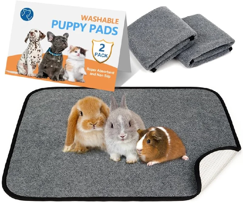 - Pet stroller can be taken on the planeWashable Pee Pads for Dogs 2 Pack Reusable Puppy Pads Waterproof Pet Training Pads, Non-Slip Dog Mats Fast Absorbent Whelping Pads for Playpen, Potty, Crate, Bed, 18" X 24" - Pet stroller can be taken on the planeWashable Pee Pads for Dogs 2 Pack Reusable Puppy Pads Waterproof Pet Training Pads, Non-Slip Dog Mats Fast Absorbent Whelping Pads for Playpen, Potty, Crate, Bed, 18" X 24"