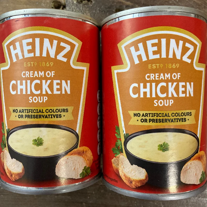 ---2x Heinz Cream of Chicken Soups (2x290g)