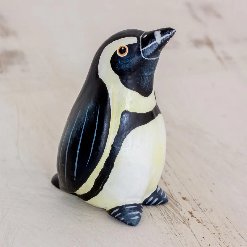 - Postoperative pet anti-licking Elizabethan collarAfrican Penguin Hand Sculpted and Painted Ceramic African Penguin Figurine