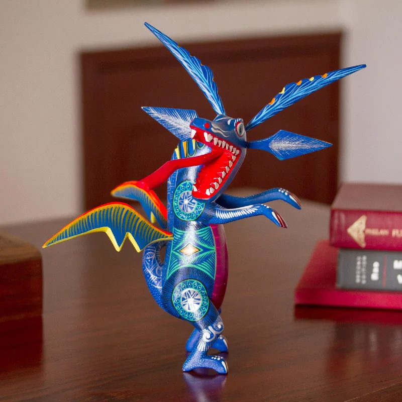 - Pet tear stain cleaning wipesHappy Dragon Hand-Painted Wood Dragon Alebrije from Mexico