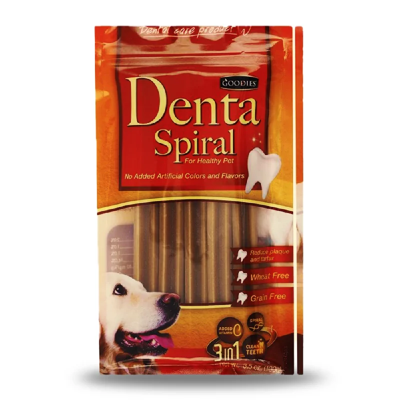 -Explosion-proof leash FOR LARGE dogsGoodies Denta Spiral Dog Treats (100g)