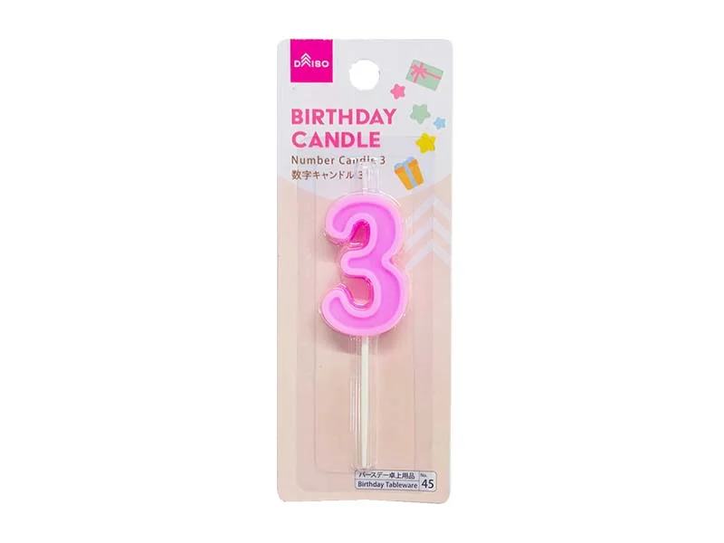 ---Number Candle  3