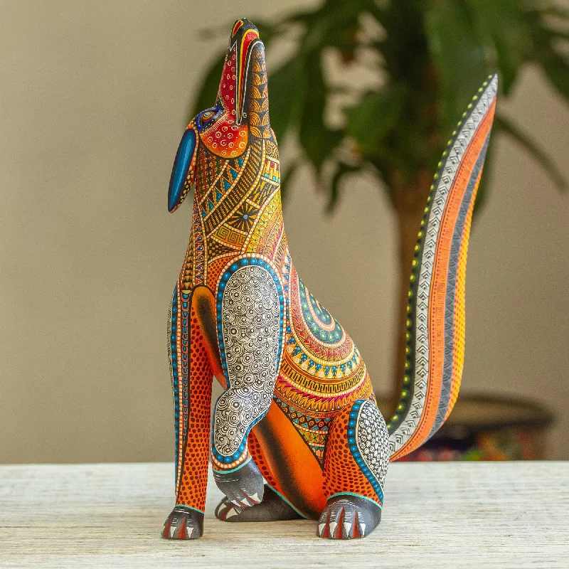 - Automatic induction pet water dispenserHowling Coyote Alebrije Sculpture Hand Painted 'Howling Coyote' NOVICA