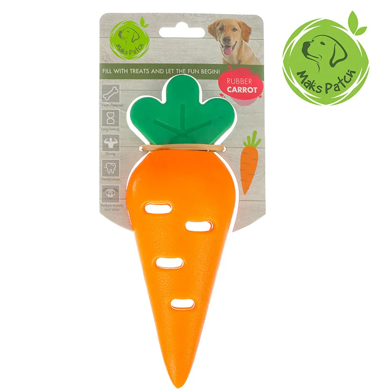 - Environmentally friendly pet toy recommendationsMaks Patch Rubber Dog Treat Dispenser Carrot Toy - Environmentally friendly pet toy recommendationsMaks Patch Rubber Dog Treat Dispenser Carrot Toy