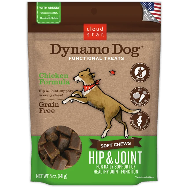  -Cost-effective dog foodCloud Star Dynamo Dog Soft Chews Hip & Joint Chicken