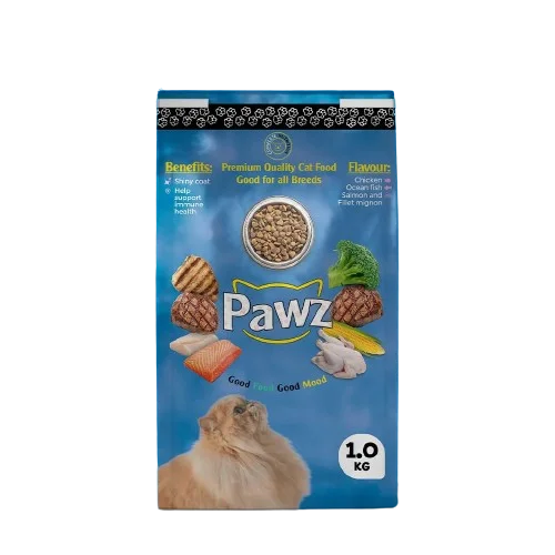 - Remote interactive pet feederPAWZ DRY CAT FOOD CHICKEN N VEGETABLE FLAVOUR 1 KG