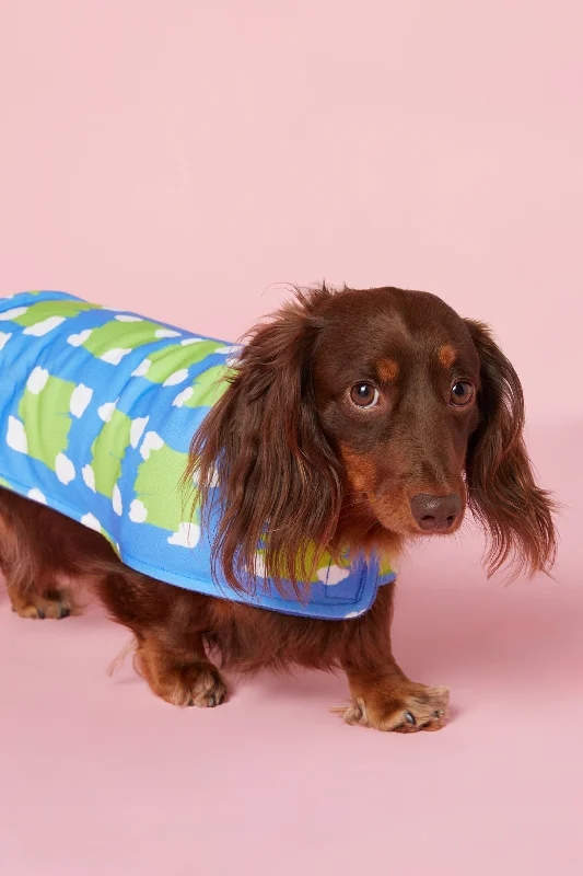 - Winter dog thick down jacketSpotty Green Fleece Coat