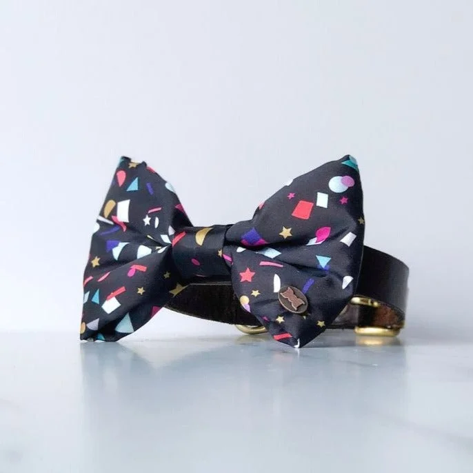 - Summer pet ice matConfetti Satin Party Dog Bow Tie