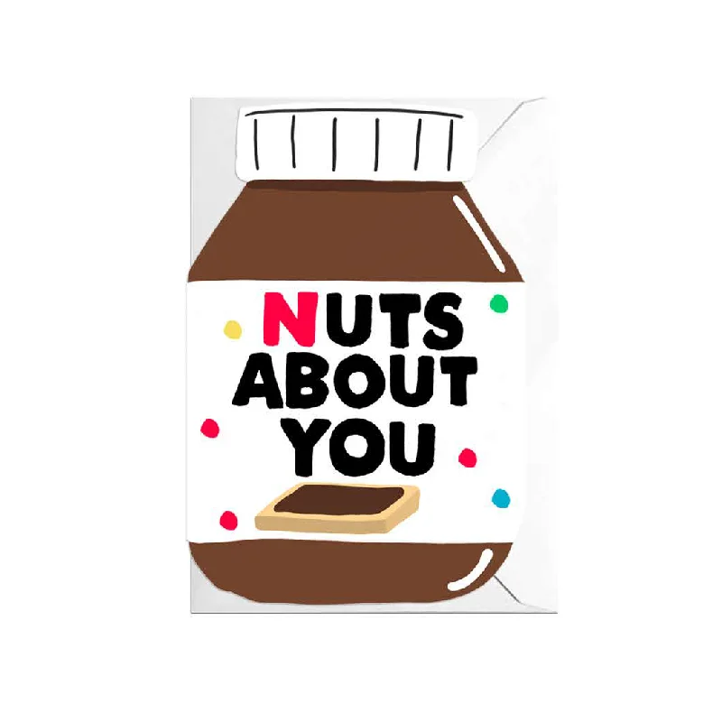 - Deodorizing cat litter tofu litterNuts About You Die Cut Card