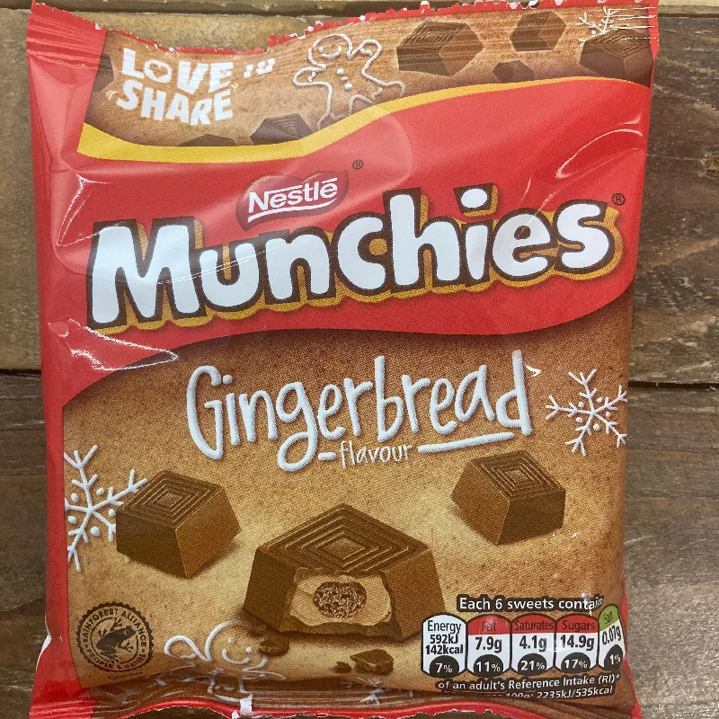 - Teething and chewing toys for puppies3x Munchies Milk Chocolate Gingerbread Bags (3x81g)