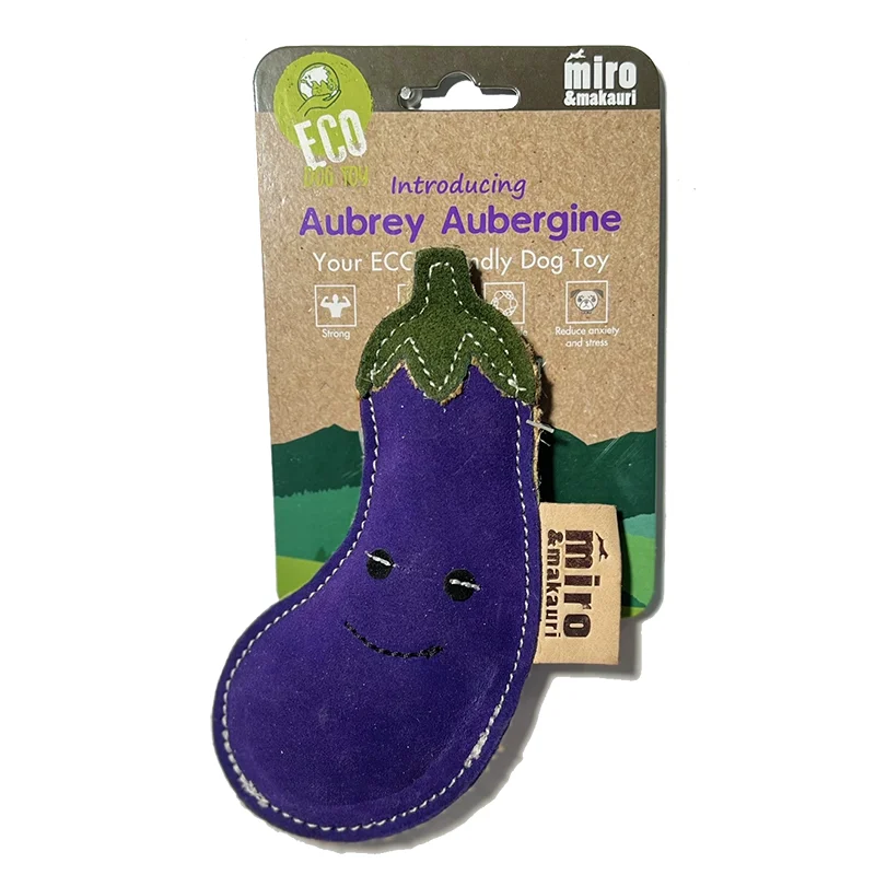 - Cat teasers selectionEco Dog Toys By Miro & Makauri - Aubrey Aubergine.