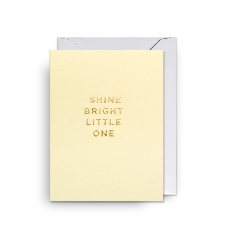 - Pet stroller can be taken on the planeShine Bright Little One Mini Card