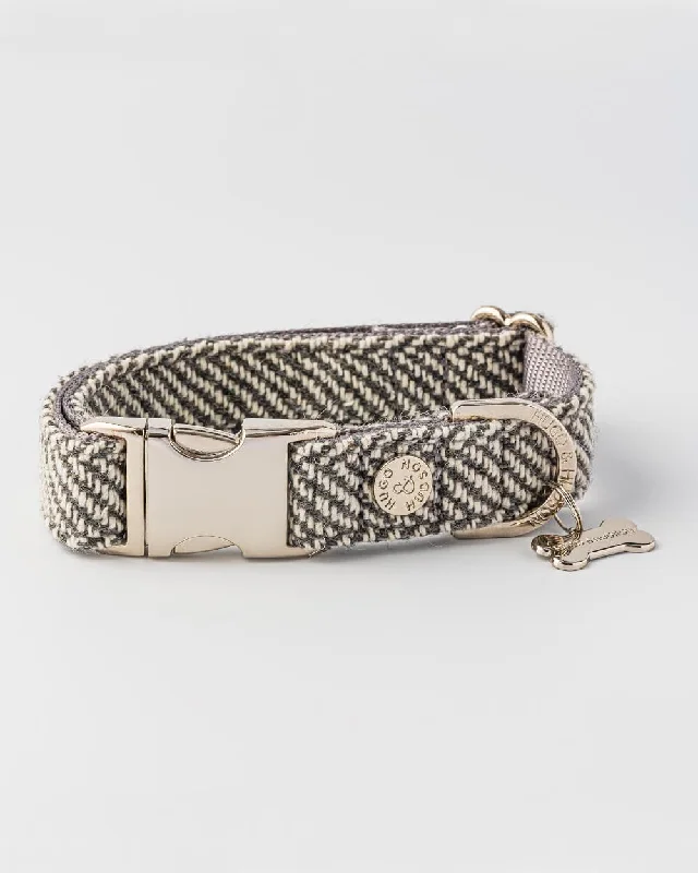- Climbing pet constant temperature heating padTweed Metal Buckle Dog Collar - Grey Herringbone - Climbing pet constant temperature heating padTweed Metal Buckle Dog Collar - Grey Herringbone