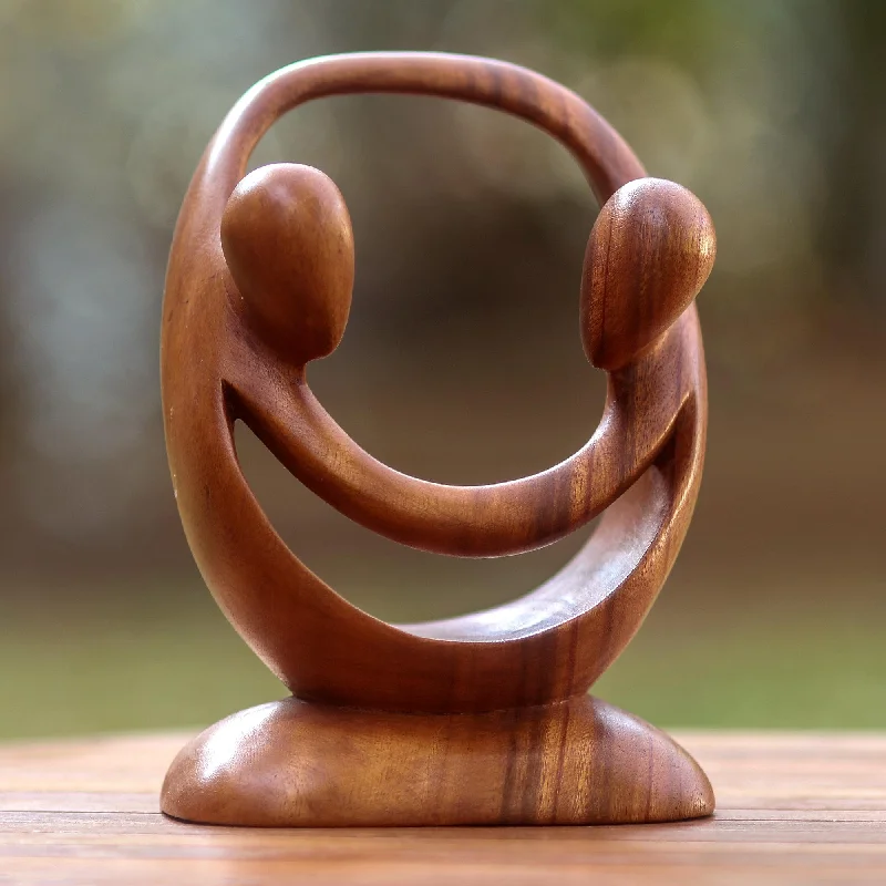 - Parrot climbing and standing wooden frameCycle of Love Suar Wood Romantic Sculpture - Parrot climbing and standing wooden frameCycle of Love Suar Wood Romantic Sculpture