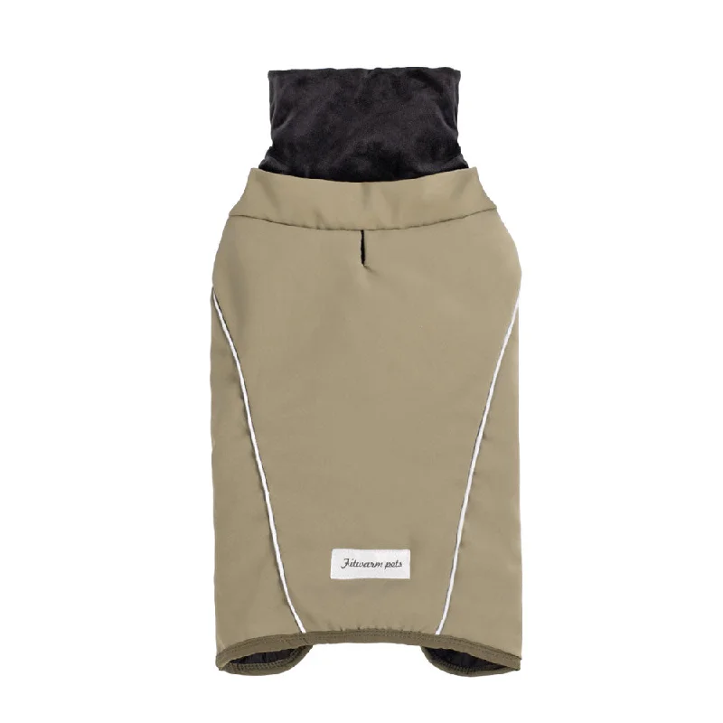 - Dog heart rate monitoring collarTurtleneck Winter Dog Coat