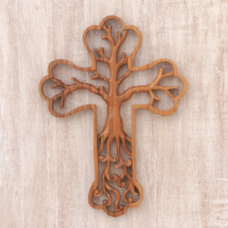 -Anti-slip claw protection raincoat FOR dogsTree Cross Cross and Tree-Themed Suar Wood Relief Panel from Bali -Anti-slip claw protection raincoat FOR dogsTree Cross Cross and Tree-Themed Suar Wood Relief Panel from Bali