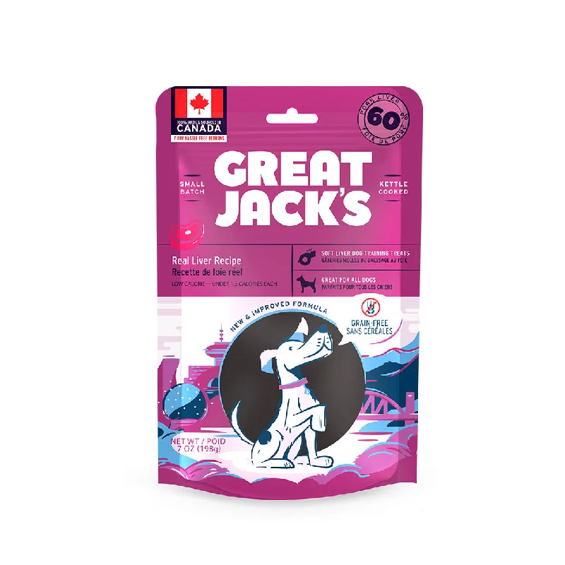 Dog FoodGreat Jack's Dog Treats - Real Liver Recipe