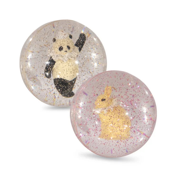 ---Konges Sløjd Bouncy Ball Set | Bunny + Panda
