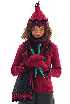 - ​​Christmas pet Christmas clothingZig Zag Accessories Pattern (Knit)