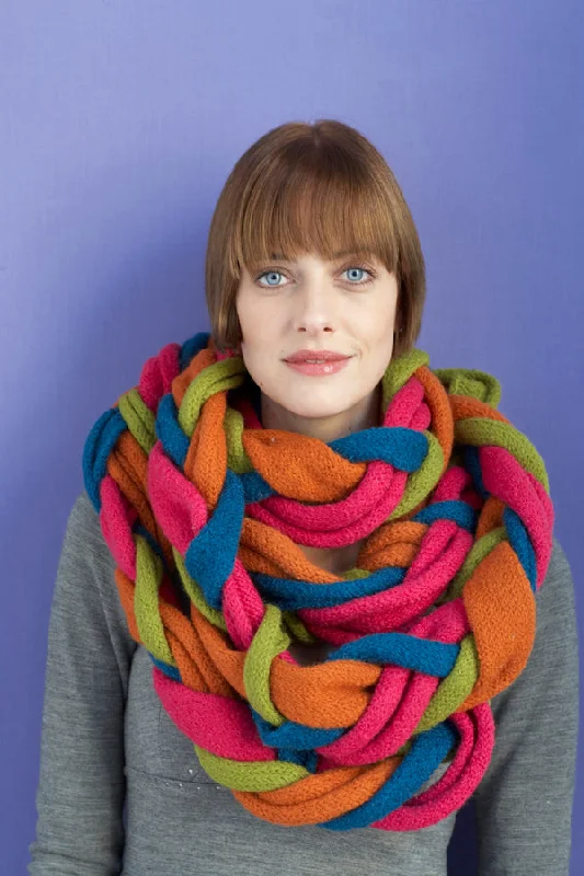 - Cat anti-jump window safety netFelted Braided Colors Scarf (Knit)