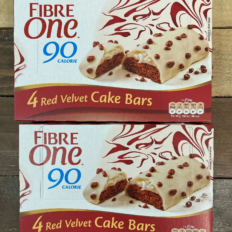 - Natural latex pet mattress12x Fibre One Red Velvet Cake Bars (3 Packs of 4 Bars)