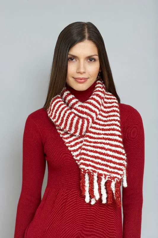 Pet ProductsCandy Cane Scarf (Knit)
